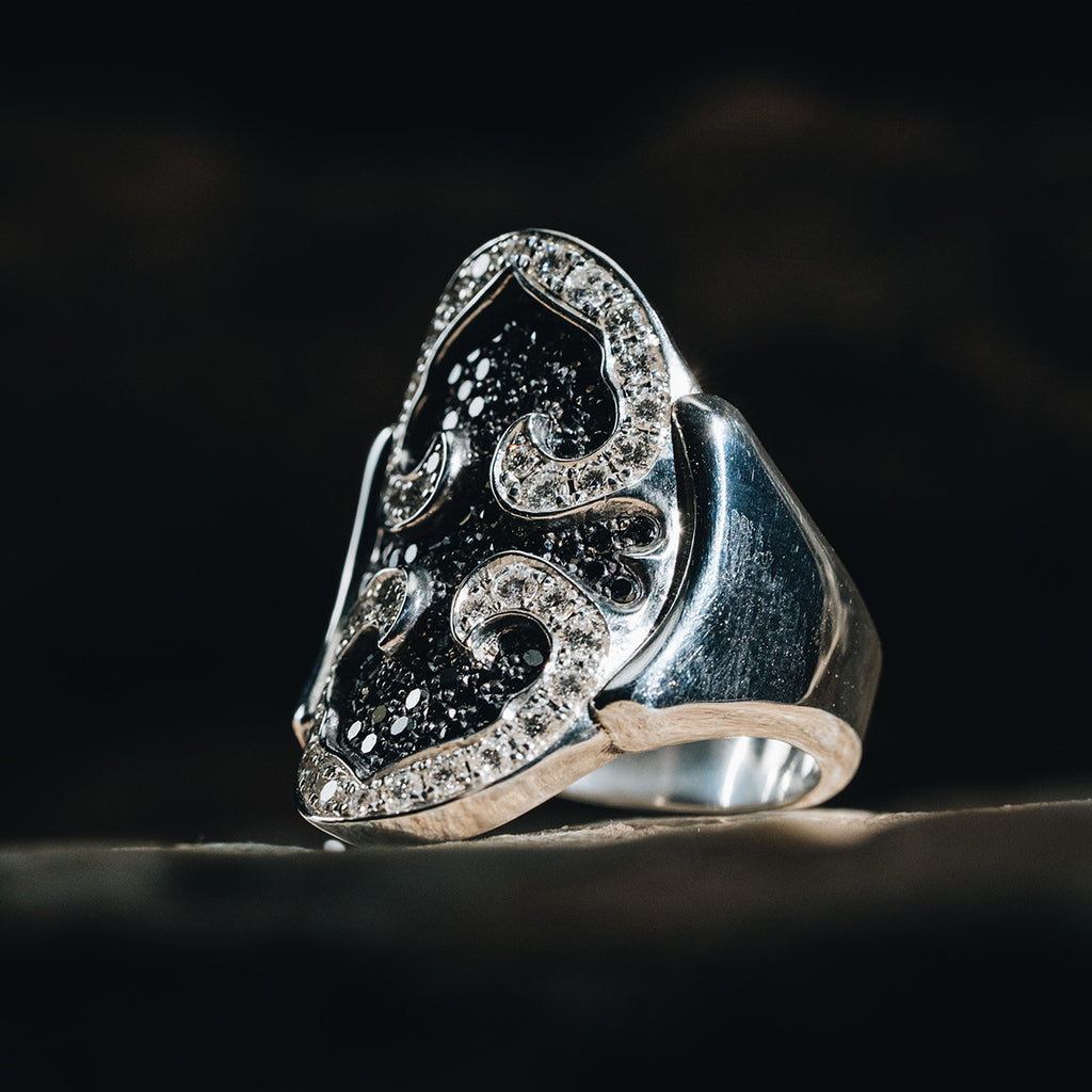 Ying Yang Ruyi Ring Diamond (L)