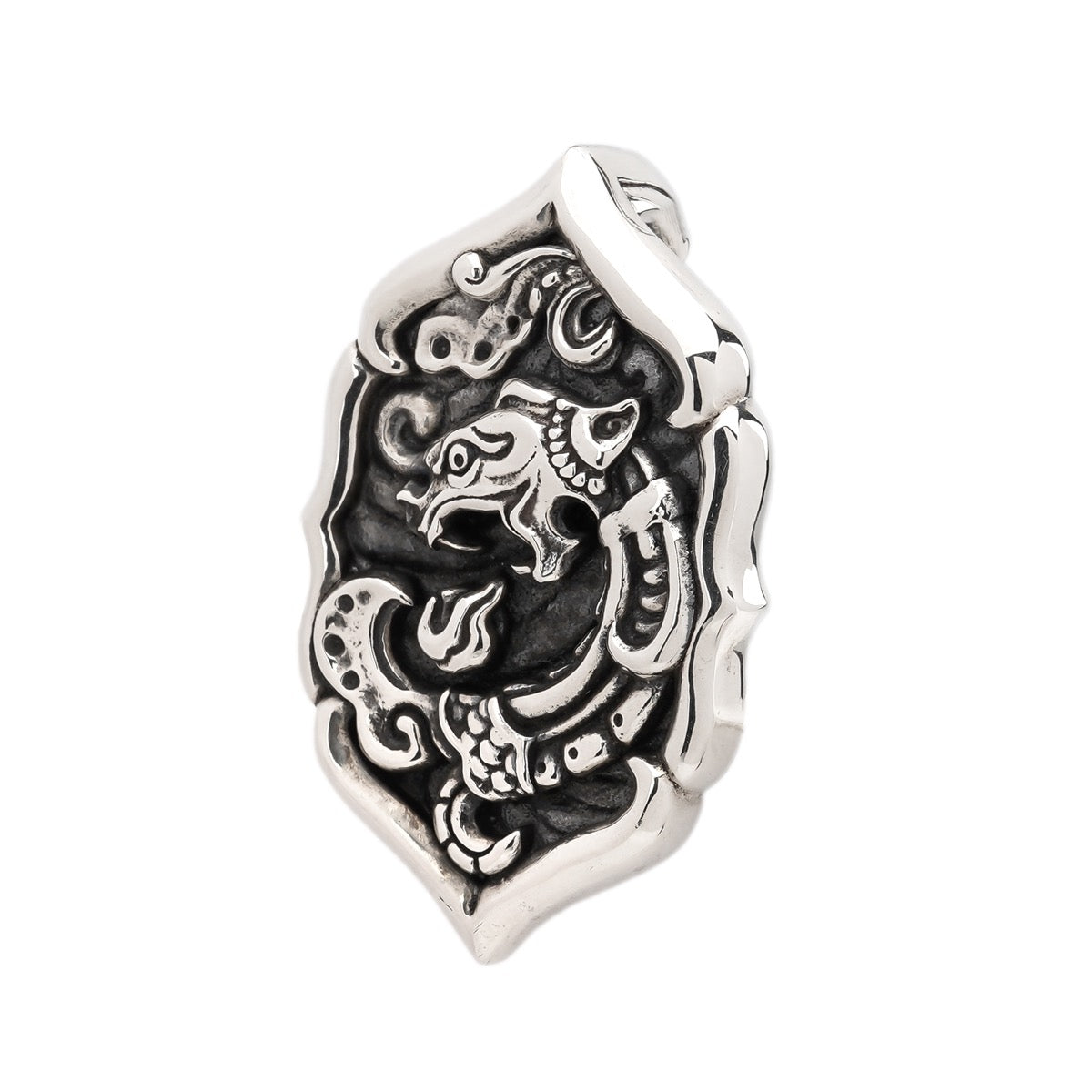 Jade Dragon Pendant (L)