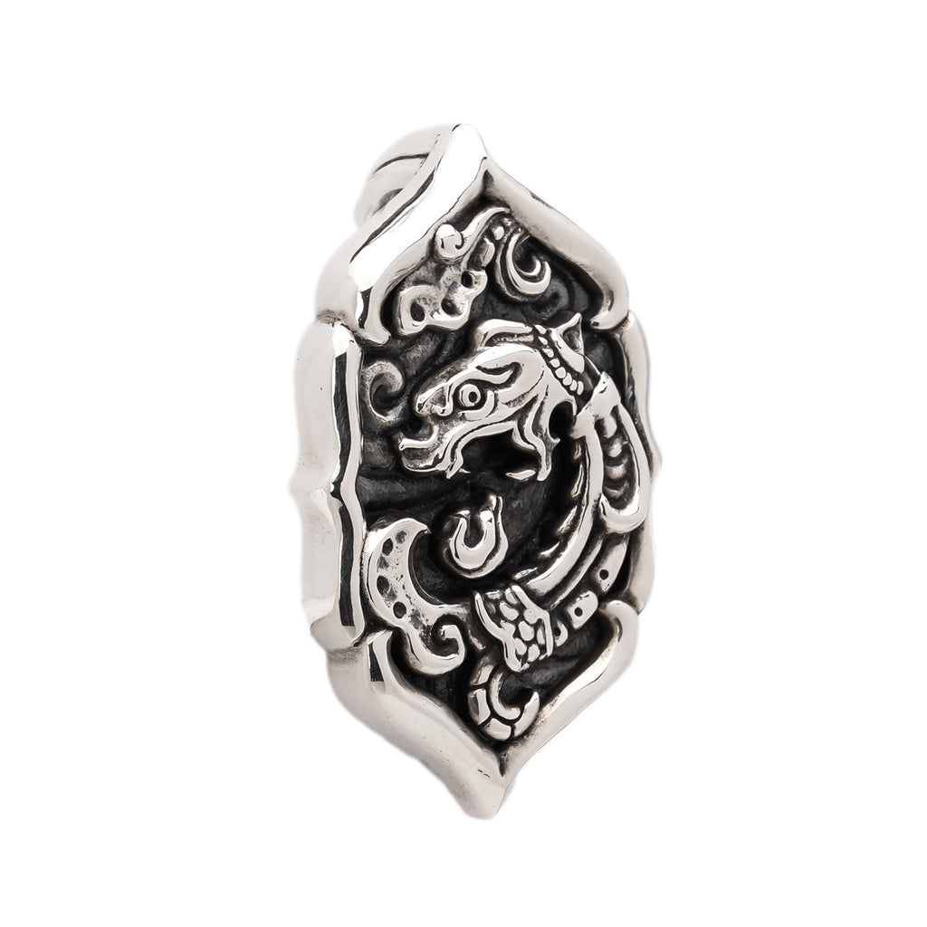 Jade Dragon Pendant (L)