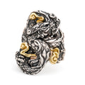 Gold Cloud Dragon Ring
