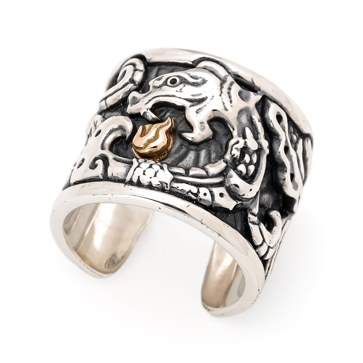 Jade Dragon Thumb Ring (L)