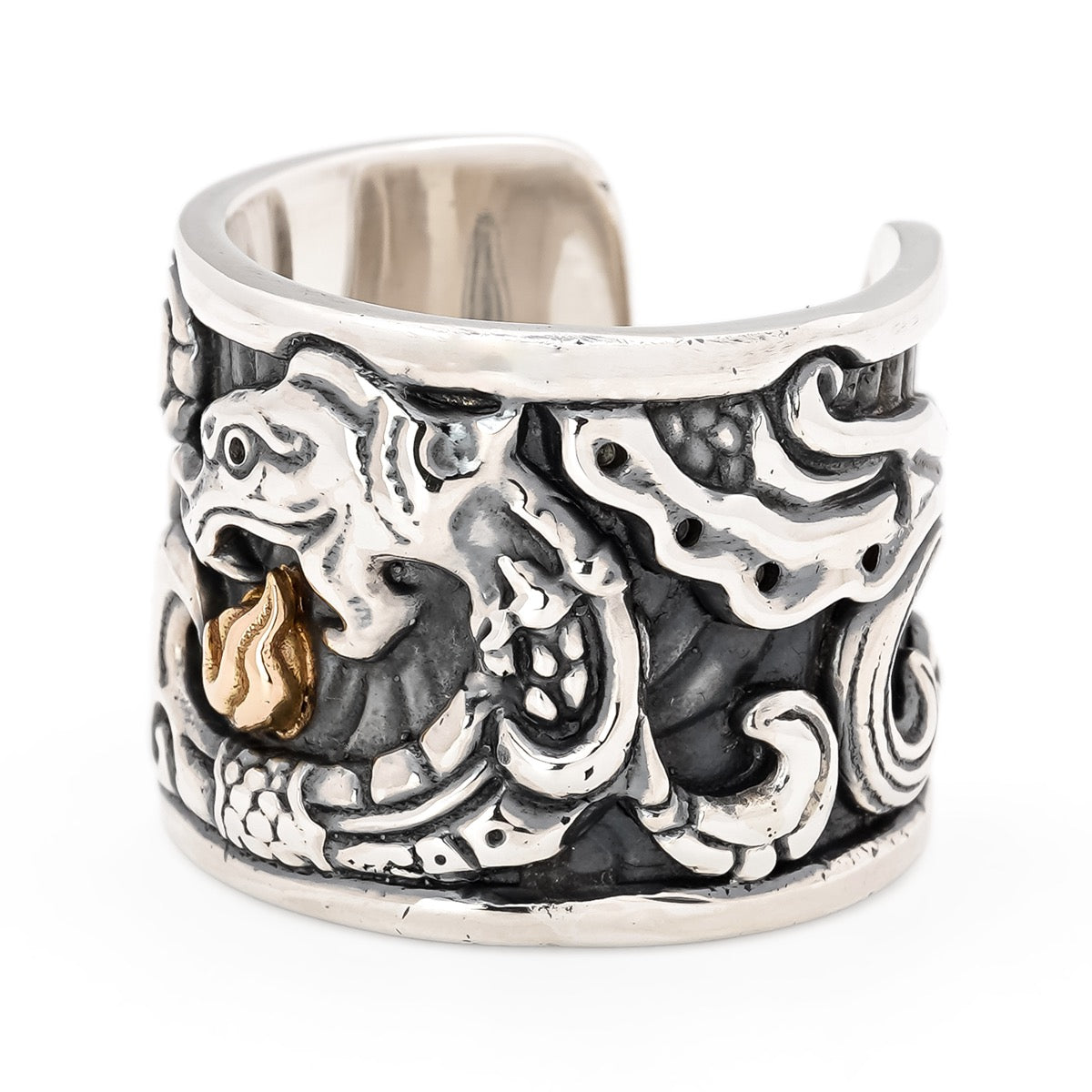 Jade Dragon Thumb Ring (L)