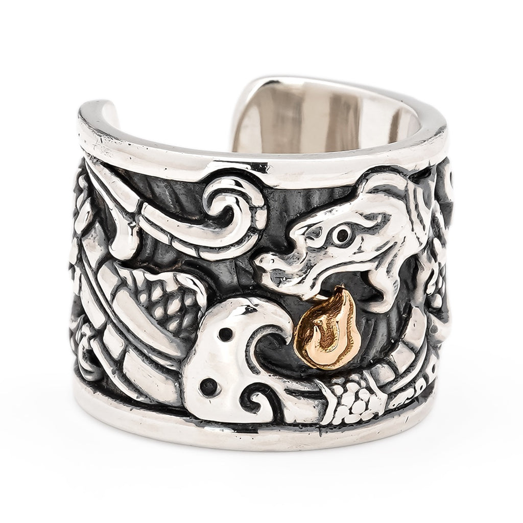Jade Dragon Thumb Ring (L)