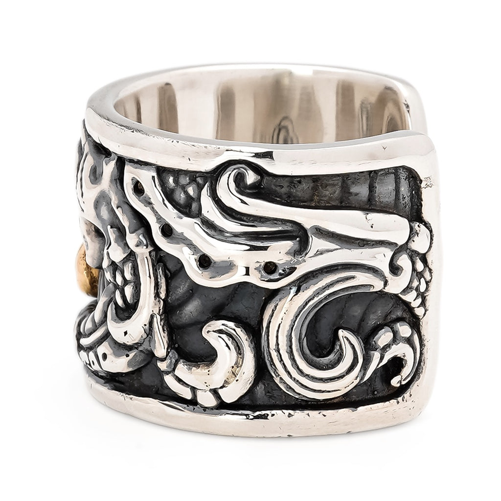 Jade Dragon Thumb Ring (L)