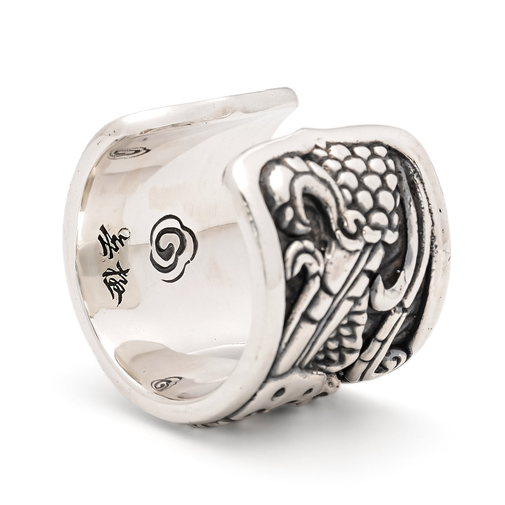 Jade Dragon Thumb Ring (L)