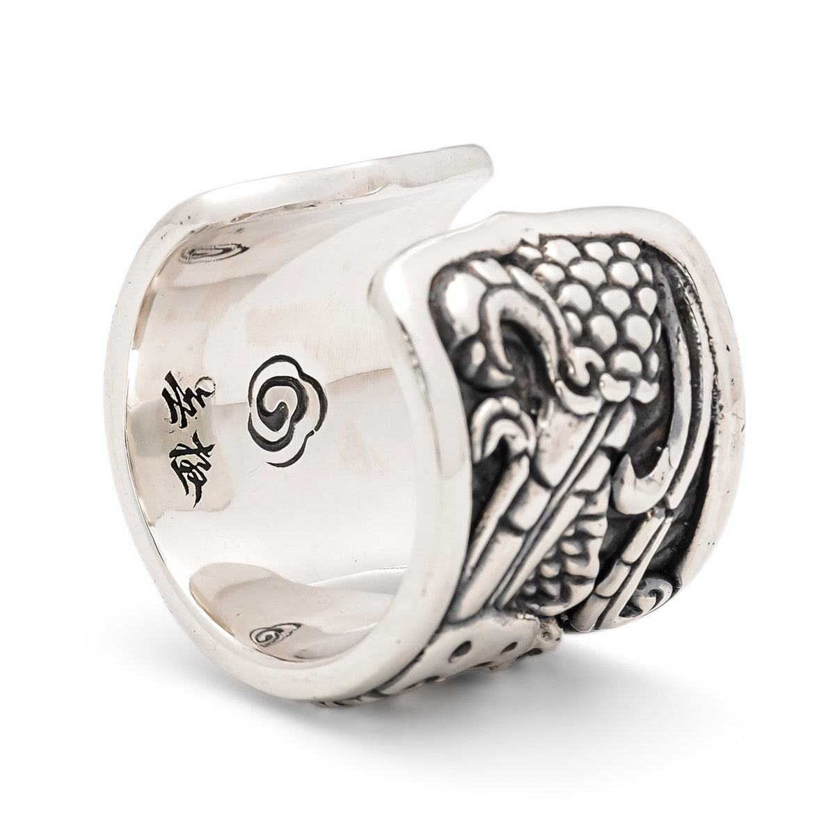 Jade Dragon Thumb Ring (L)