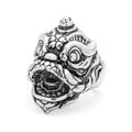 Silver Chinese Lion Ring (S)